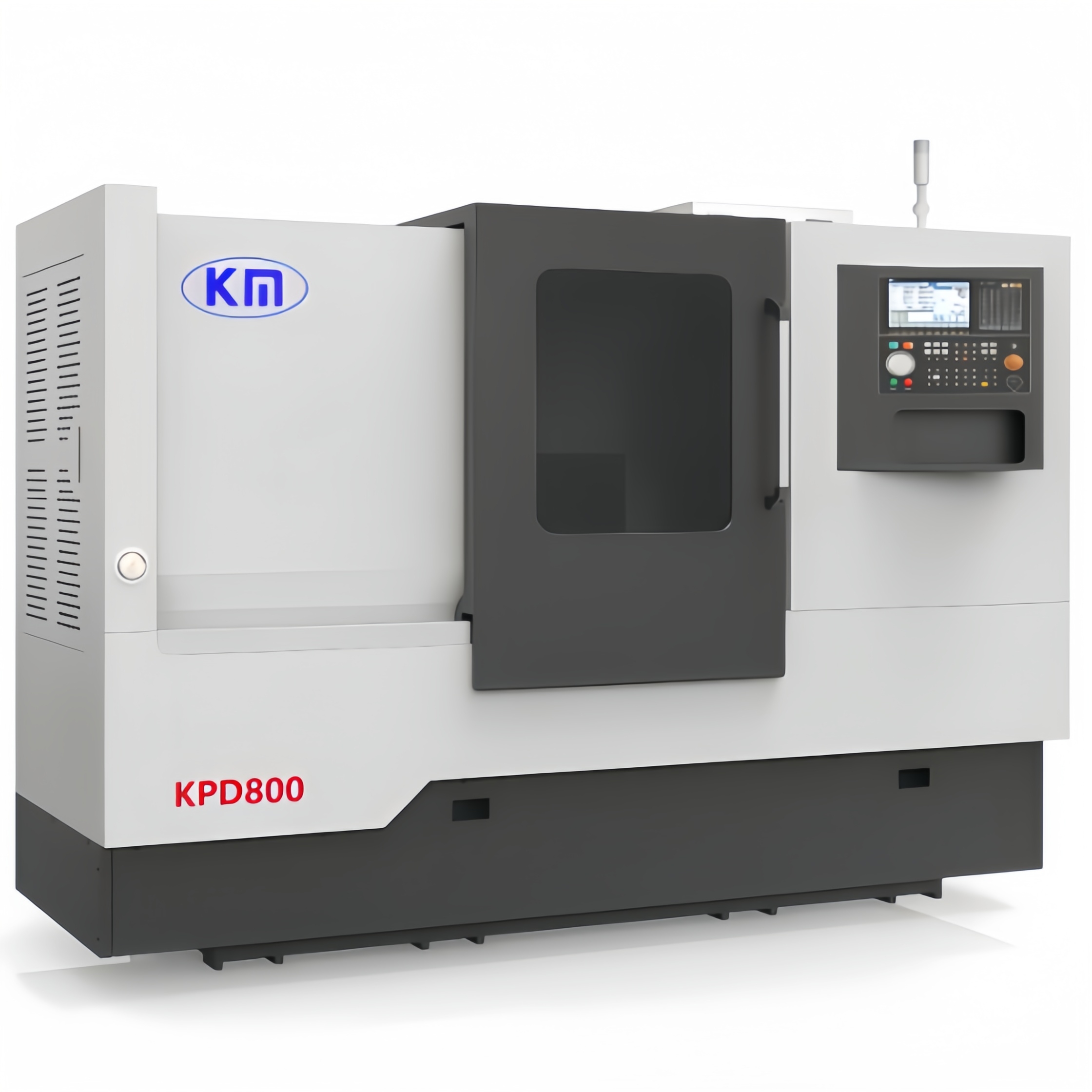 Face Milling and Center Drilling Machine, CNC machine, dual spindle ...